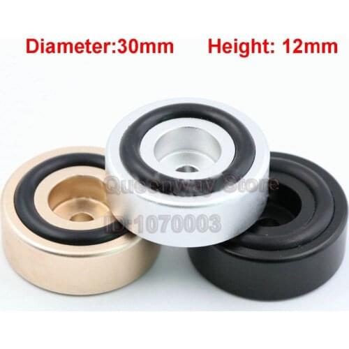1Set/4-16 PCS Aluminum Spike Stand Feet Foot Pad Vacuum Tube Amplifier DAC Speaker Spike Feet Stand Pad 30*12mm