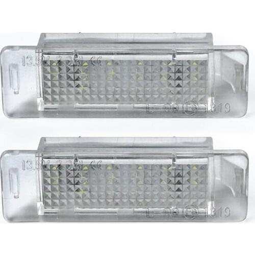 2Pcs LED Car License Plate Light Number Lights For Opel Astra F 92-98 Calibr 89-97 Vauxhall Astra MK III F 92-98 Calibra 89-97