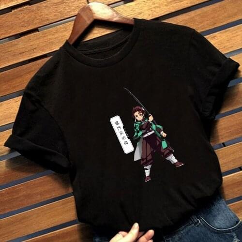 2021 Anime Demon Slayer Harajuku Summer Short-sleeve Male T-shirt