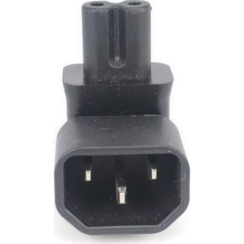 IEC320-C14 To IEC 320 C7 Female Clover Power Cord Power Cable Adapter For Laptop Power Supply Scanner Printer, 10A 250V