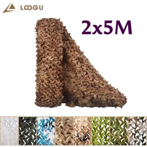 LOOGU 8 colors 2*5M Reinforced Camouflage Nets with Base Military Army Camo Netting White Black Woodland 2x5 2x5M 2*5 5x2 5*2