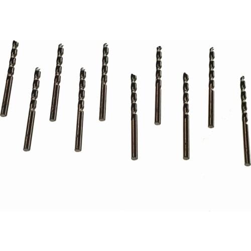 Free shipping 10PCS of 1.0-3.0mm HSS M35 Co5% twist drill bits Metal Drilling straight Shank for SS/steel/metal holes opening
