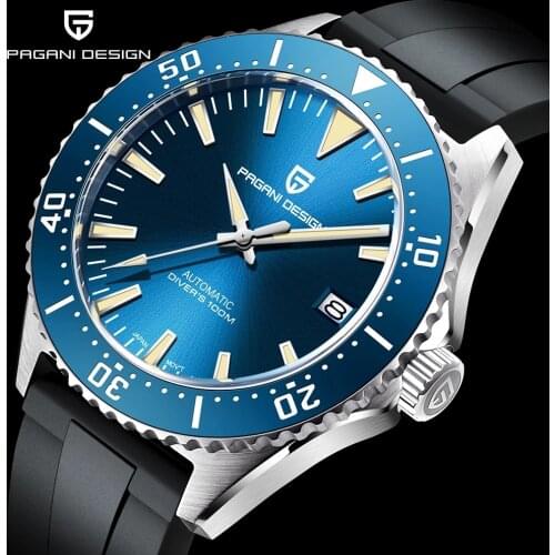 2021 PAGANI DESIGN Brand Luxury Men Automatic Mechanical Wristwatch NH35A Movement Stainless Steel Divers Sapphire Men Watches