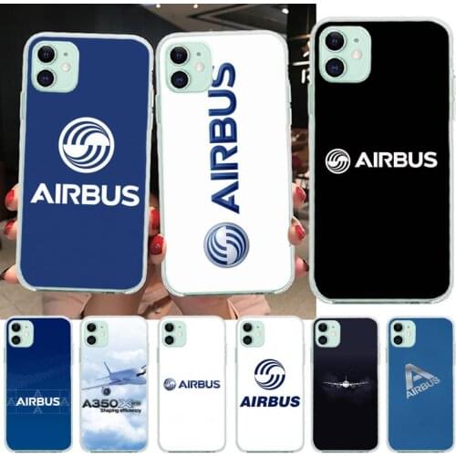 Airbus logo Phone Case for iphone 12 pro max 11 pro XS MAX 8 7 6 6S Plus X 5S SE 2020 XR cover