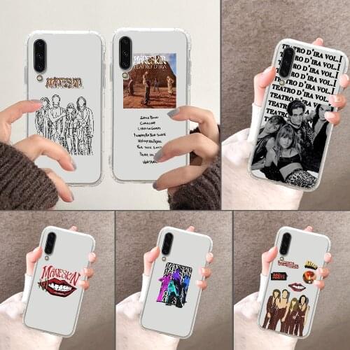 Band Maneskin Zitti e buoni Phone Case Transparent For Samsung Galaxy A 3 5 7 8 10 20 21 30 40 50 51 70 71 E S 2016 2018 4G
