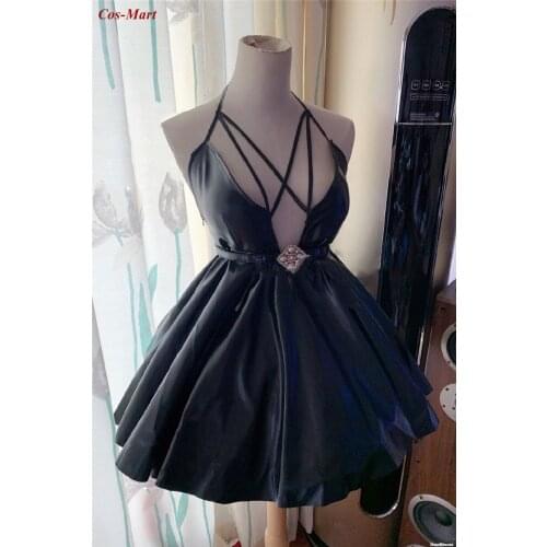 Game Arknights Ines Cosplay Costume Fashion Anniversary Black Formal Dress Ball Activity Party Role Play Clothing Custom-Make