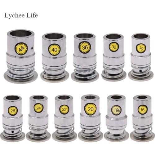 Lychee Life Fabric Covered Button Mould Tool Mold Press Machine Moulds Die Assembly Tools Dies Button Installation Tools