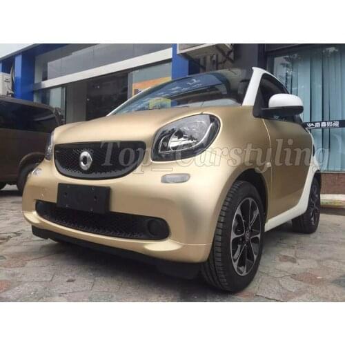 Champagne Gold Matte Metallic Matt Chrome vinyl wrap with Air Release car wrap foile size : 1.52x20m/roll