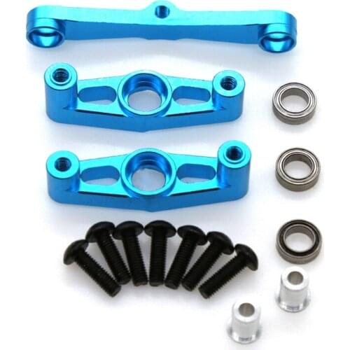 Metal Steering Assembly with Bearing for Tamiya TT02 TT-02 1/10 RC Car Upgrade Parts