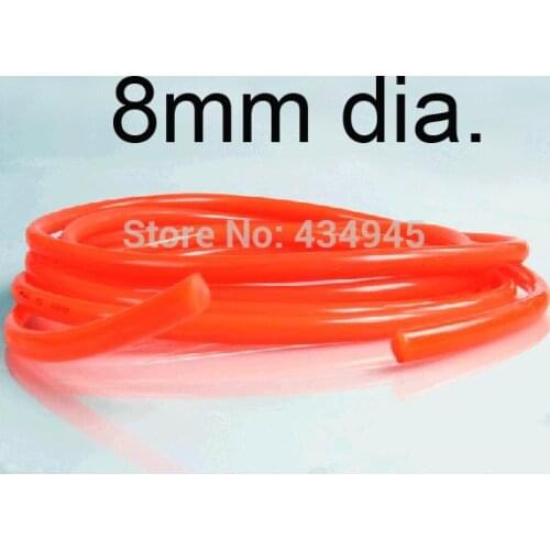 New 8mm dia. polyurethane Belt PU bobbin tape round driving strape glaze belting shiny side mill finish refacing band