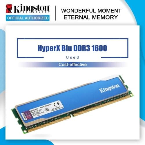 Used Kingston HyperX FURY PC Memory RAM Memoria Module Computer Desktop 4GB 4G 8GB 8G DDR3 PC3 1600Mhz 1600 1866MHZ 1866 RAM