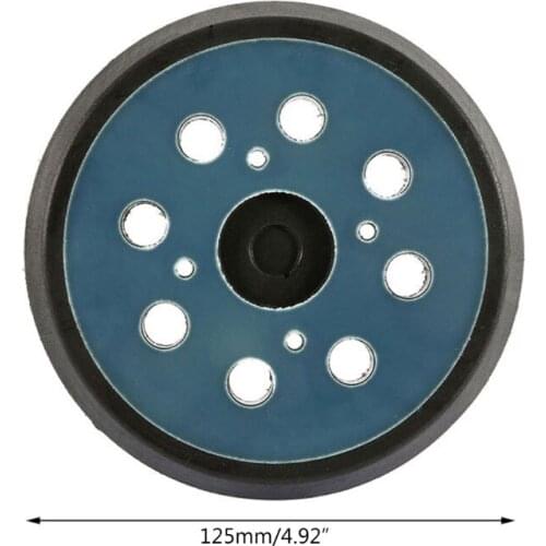 5 " 125mm Backing Pad Hook and Loop Backing Plate for Sanding Polishing Round Backing Pad Self-adhesive Sandpaper M17E