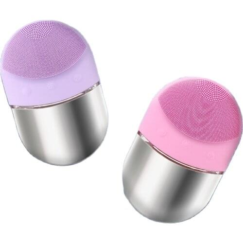 AOPHIA Silicone Face Cleansing Brush Electric Face Cleanser Electric Facial Cleanser Cleansing Skin Deep Washing Massage Brush