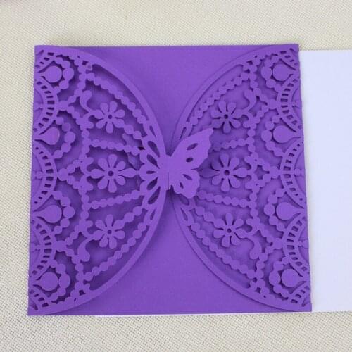 Modern gold lace wedding invitation set with white belly band laser cut ourdoor floral party paper invites 50pcs/lot