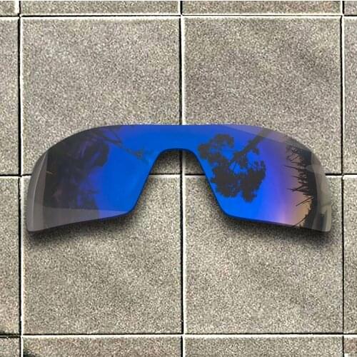 Deep Blue Polarized Sunglasses Replacement Lens for-Oakley Oil Rig Frame 100% UV Protection Good Fitness