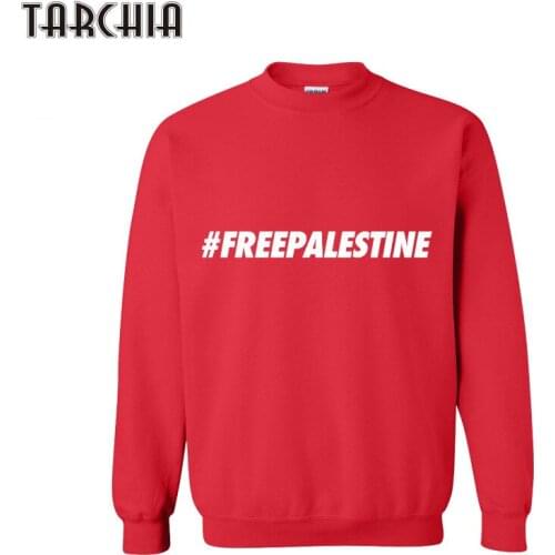 TARCHIA Men Sweatshirt FREE PALESTINE Casual Hoody Sweatshirt Men Fashion Brand Hoodie Jacket Man Pullovers Sportswear Tops