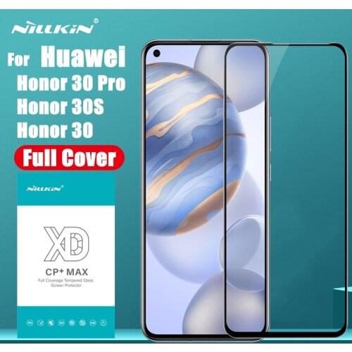 Honor 30 Pro Glass Nillkin XD CP+ Max Full Cover 3D Tempered Glass Screen Protector for Huawei Honor 30 30s Nilkin Glass
