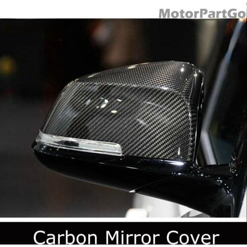 Real Crabon Fiber Mirror Cover Exchange original 1 pair for BMW 1 2 3 4 X Series F20 F21 F22 F30 F31 F35 GT F34 F32 F33 F36 E84