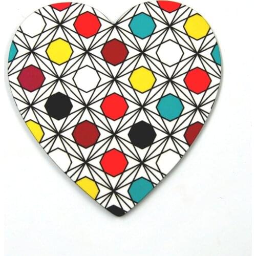 10pcs/lot DIY sublimation blank Wooden table placemat coaster kitchen accessories mat cup bar mug drink pads Coaster