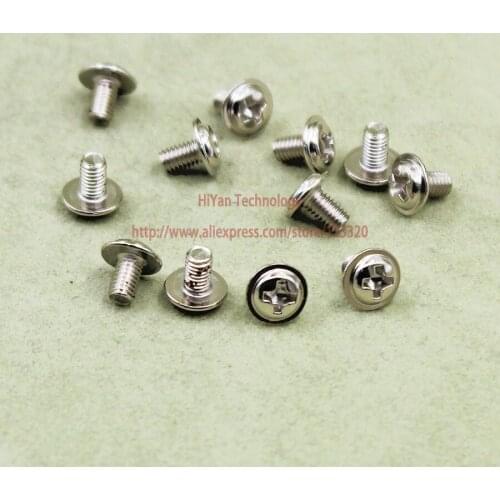 100pcs/lot) Hardware M3x5MM Head Screw Round Head With Shim Screw Bolts