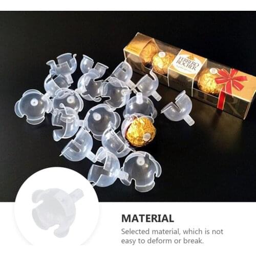 36/50pcs Chocolate Ball Holder Case Flower Candy Ball Bouquet DIY Fixed Base Fixed Base Of Decorative Chocolates With Flowers