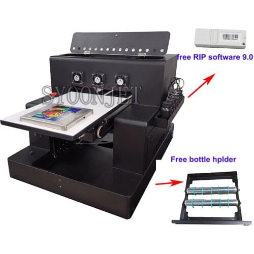 Max 160mm Diameter full automatic A3 UV Printer 33*50cm for epson L1800 for Bottle, Phone Case, Lighter, TPU, PVC, Metal, Wood