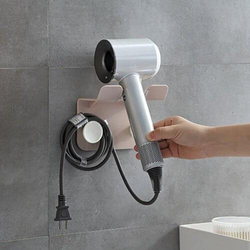 Hair Dryer Holder Space Saving Hair Dryer Organizer Hair Dryer Rack Bathroom Storage Supplies