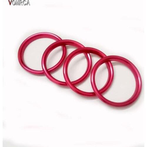 For AUDI A3 S3 2013-2016 aluminum alloy air outlet decorative ring, instrument, outlet cover sticker decorative ring suitable