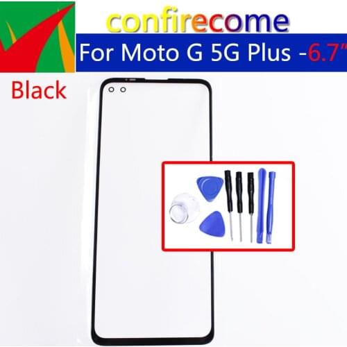 For Motorola Moto G 5G Plus XT2075 Touch Screen LCD Front Outer Glass Panel Lens Replacement