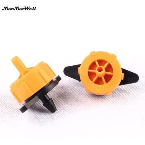 12pcs NuoNuoWell 2 Litter Emitter Pressure Compensating Dripper Micro Irrigation Garden Hose Drip Head Irrigation Water Saving