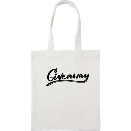 Canvas Bags for Women Shopping Bags with Letter Print Casual Cloth Bag Girls Shopper Bags Custom Bags with Logo Large Tote
