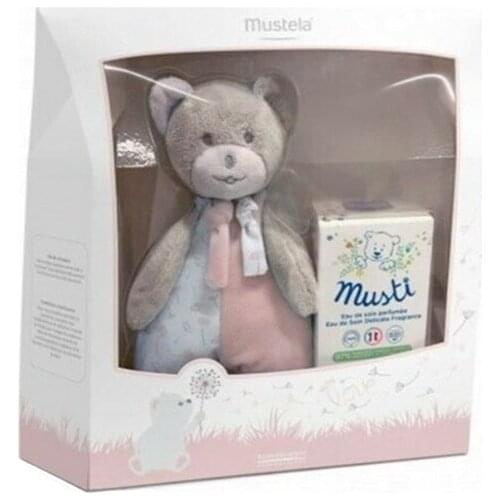MUSTELA - COFRE PERFUME MUSTI ( 50 ML) + OSITO ROSA REGALO