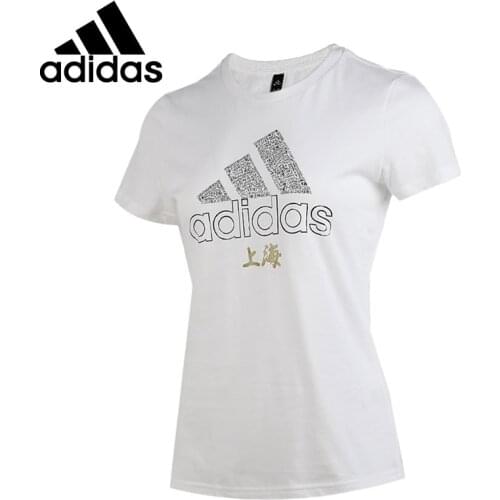 Original New Arrival Adidas SH SCRAWL TEE W Womens T-shirts short sleeve Sportswear