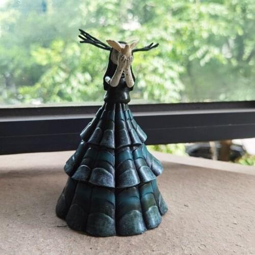 Halloween Home Desk Ornaments Statute Handicraft Artwork Witch Dolls Figures Room Decoration Best Garden Outdoor Party Sculpture