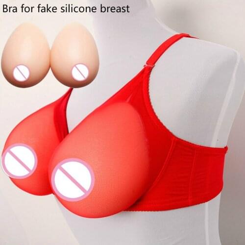 Sexy See-Through Pocket Bra Mesh Crossdresser Bra Transgender Drag Queen Bra Suitable Bra for CD Not Include Silicone Breast Bra