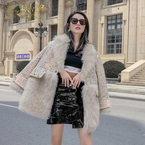 YLMFUR Artificial Fur Coats