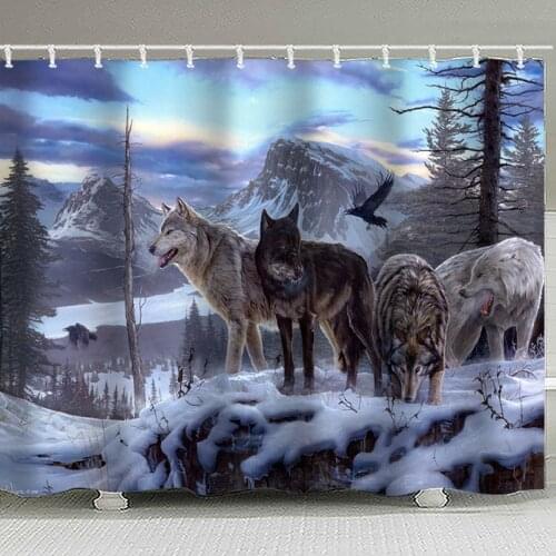 The Sirius Patten 3D Printed Hot Sales Bathroom Curtain