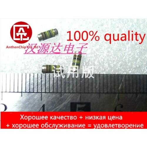 10pcs real orginal new SMD cylindrical color ring wafer resistance 0207 464 ohm 1% 50PPM 1W MMB02070C4640FB