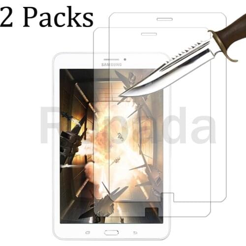 2 Packs for Samsung galaxy tab E 8.0 SM-T377 Tempered glass screen protector 2.5D 9H 0.33 tablet front cover film