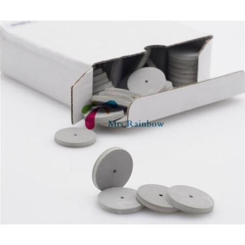 200/Pcs Dental Assorted Polishing Wheels Burs Silicone Polishers Dentist Lab Accessiores Tools 22mm