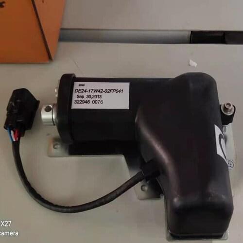 37B039 DE24-17W42-02FP041 Throttle Motor DE24 For LIUGONG CLG922 CLG920D Excavator Parts Accelerator Motor