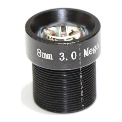 8mm Lens 3.0 MegaPixel 1/2.5" MTV M12*0.5mm Mount Infrared Night Vision Lens For CCTV Security Camera