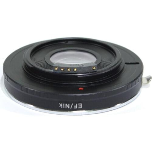 Pixco AF Confirm Infinity Lens Adapter With Glass Suit For Canon EF Lens to Nikon Camera