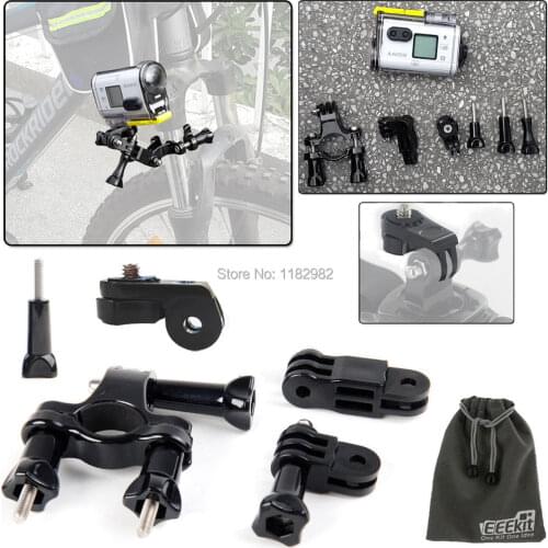4in1 1 set Cycling Riding Accessories Bicycle Bike Motorcycle Kit Action Cam HDR AS15 AS20 AS30V AS100V