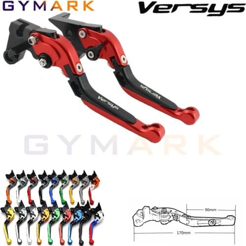 CNC Aluminum Adjustable Folding Brake Clutch Levers For Kawasaki Versys 650 2006-2008 2007
