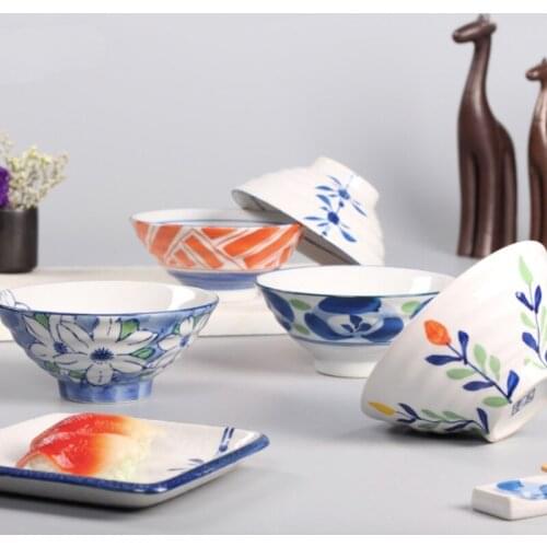 Big Ceramic Salad Bowl Breakfast Cereal Fruit Bowl Dessert Nut Soup Noodles Rice Bowl Hotel Microwave Oven Tableware