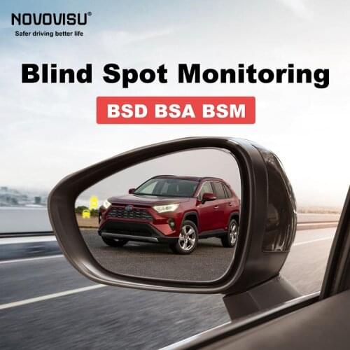Car BSD System BSA BSM Blind Spot Detection Driving Warning Safety Radar Alert Mirror For TOYOTA RAV 4 RAV4 XA50 2018 2019 2020