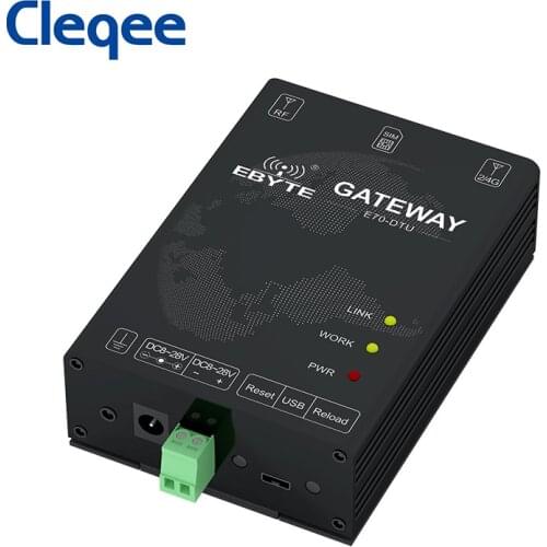 Cleqee-2 E70-DTU(433NW30-GPRS) GPRS Modem 6.5km wireless networking equipment 433MHz 30dbm Networking LoRa rf Module lOT Gateway