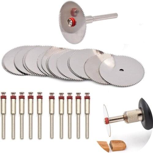 Stainless Steel Slice Metal Cutting Disc Mandrel for Dremel Rotary Tools 16 18 22 25 32mm Cutting Disc