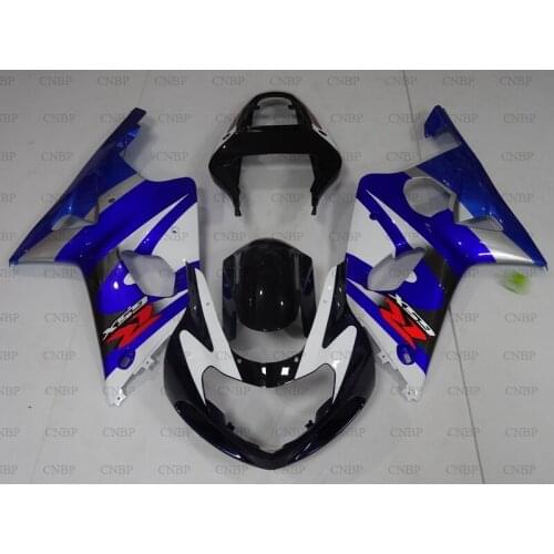 GSX R600 R750 R1000 2000 Full Body Kits GSXR600 GSXR750 GSXR1000 2000 - 2003 K12 Blue White Black 2001 Fairing